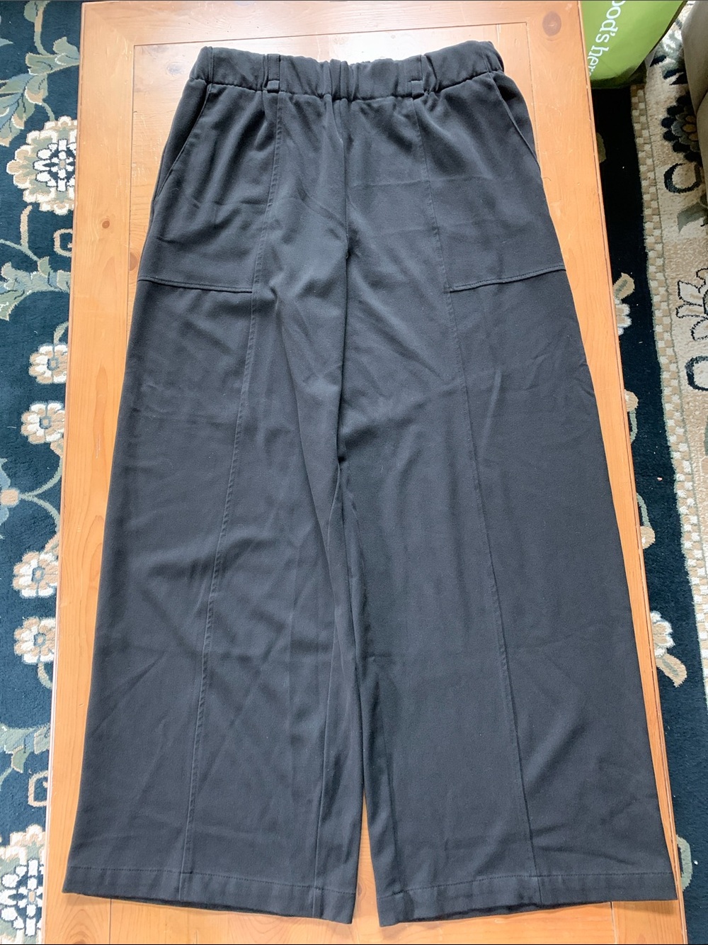 Zara Black Wide-Leg Trousers for Women